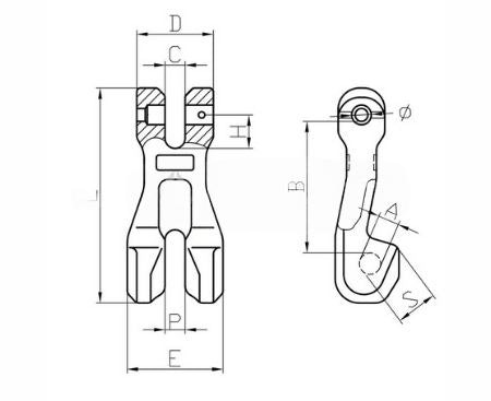Austlift G80 Clevis Clutch Shortener - Type CC