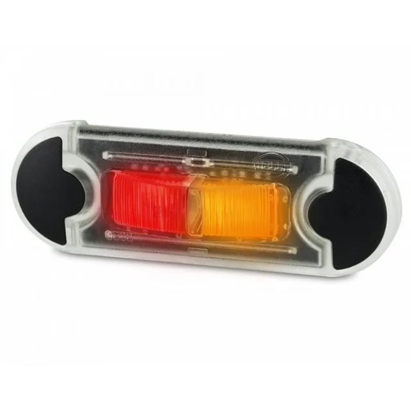 Hella DuraLED Flush Mount Red/Amber Side Marker Lamp - 2083BULKHE