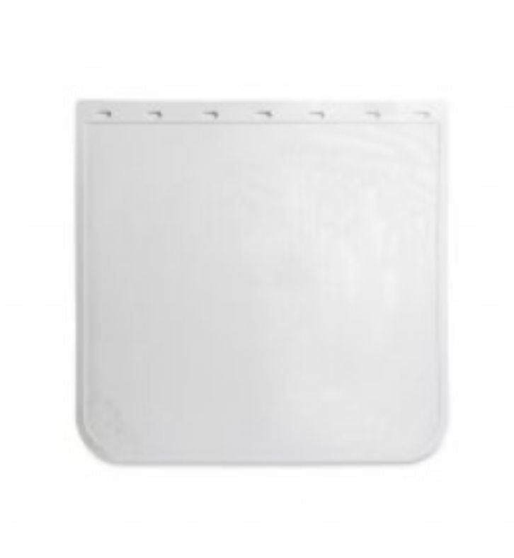 CVG 605 x 610 Mudflap Universal Plain White - 24X24