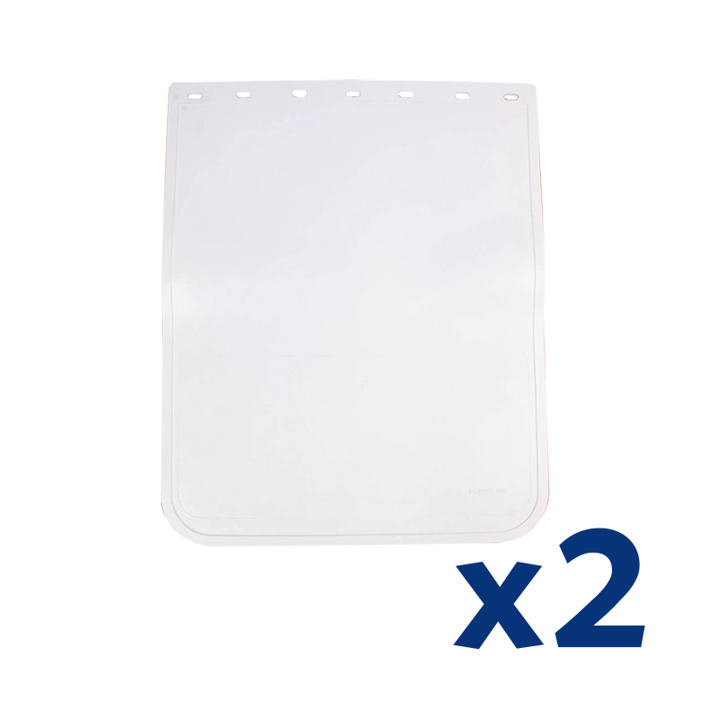 CVG Mudflap White Plain 605 x 760