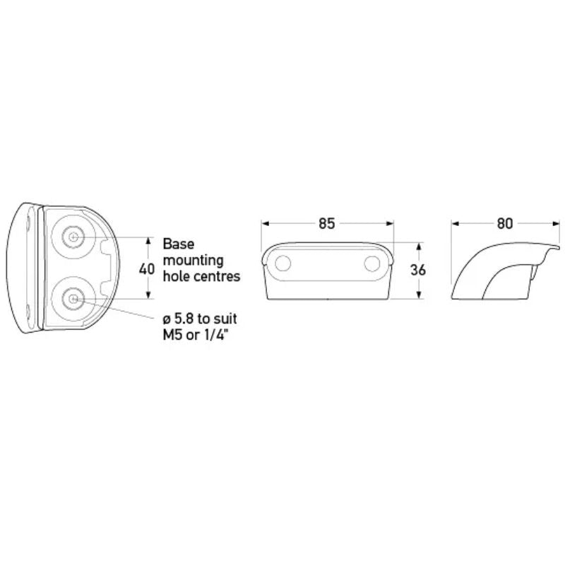 Hella LED Number Plate Lamp - 2559HE
