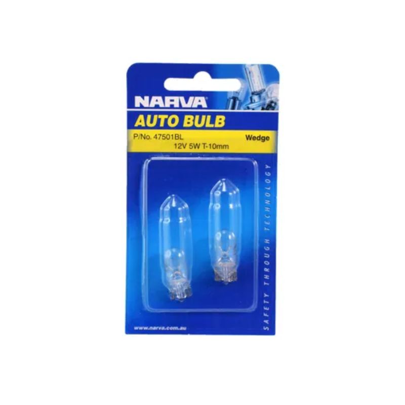 Narva Wedge Globe 12V 5W W5W - 47501BLNA