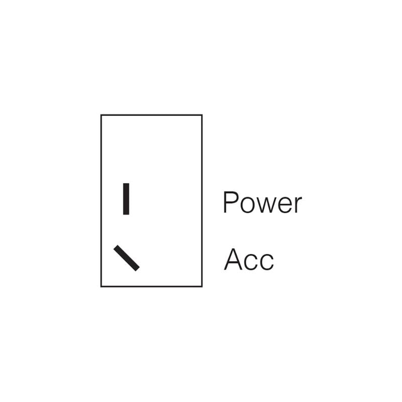 Narva Off/On Heavy-Duty Rocker Switch - 63040BLNA