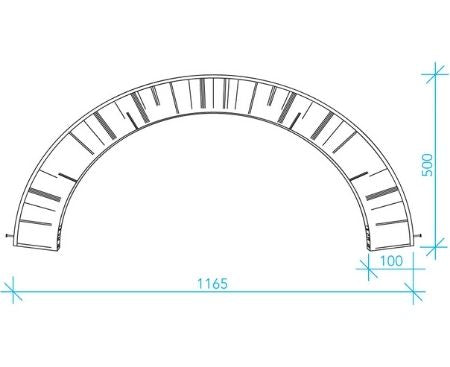 Truckmate Anti-Spray Arch 100mm - SSA100