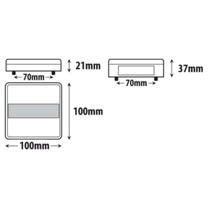 Roadvision LED Square Stop/Tail & Indicator Lamp - BR208MV