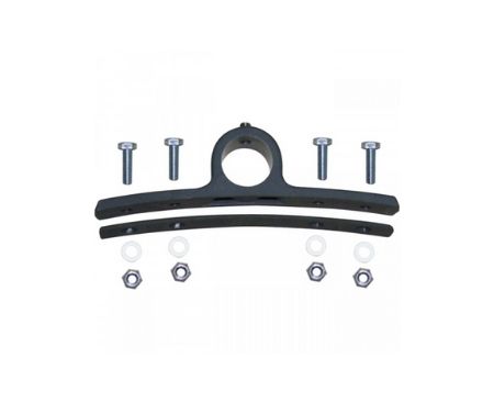 Plastic Mudguard Mounting Bracket - Black or Dark Grey