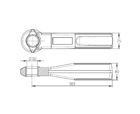 JOST 50mm Weld In Draw Bar Tow Eye - 203141