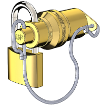 GP Truck Products Trailer Coupling Lock suit Male Thread Fitting GP-936-CLM