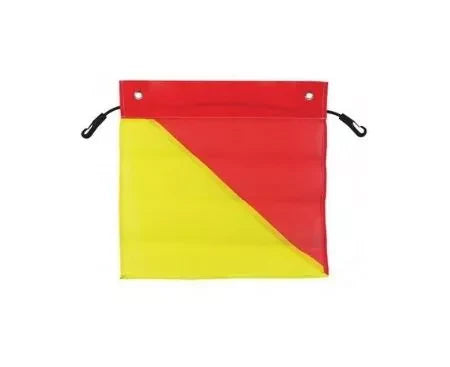 Pack of 4 Red & Yellow Oversize Load Flags - 130.0002