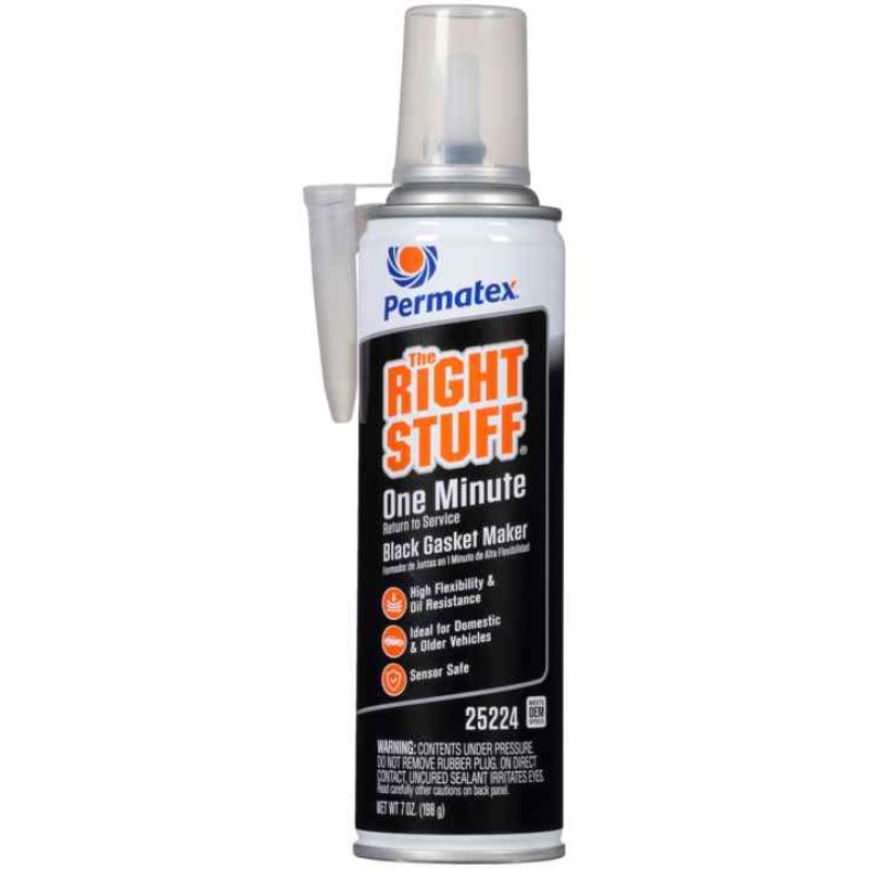 Permatex The Right Stuff Black 1 Minute Gasket Maker - Various Sizes