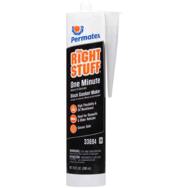 Permatex The Right Stuff Black 1 Minute Gasket Maker - Various Sizes