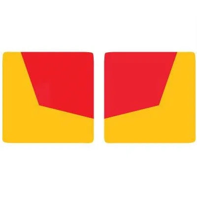 Fleetline Class 400 DNOTV Red/Yellow Marker Sticker - Each