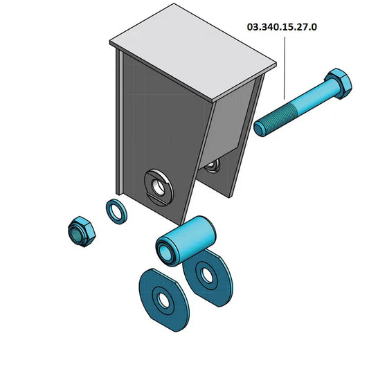 BPW Spring Eye Bolt suit Non-Alignable Hanger