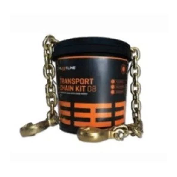 Fleetline Chain Kit 8mm x 9m w/ Grab Hooks 3800kg