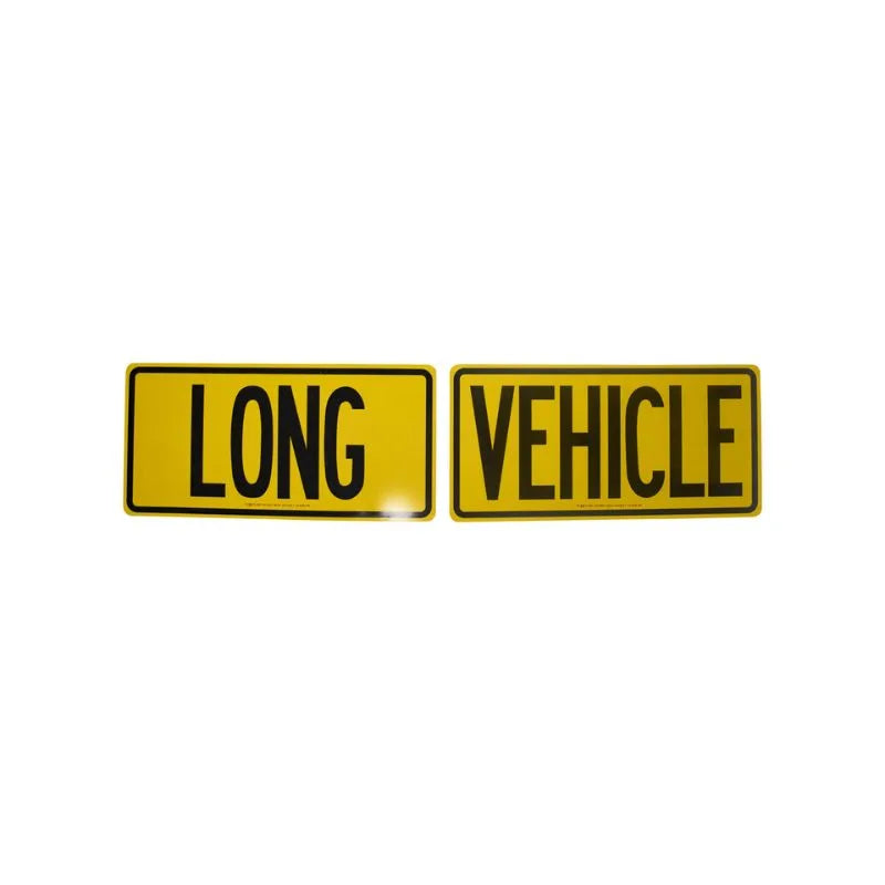 Fleetline Long Vehicle Sign 2 Pc Aluminium - 130.0053