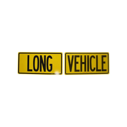 Fleetline Long Vehicle Sign 2 Pc Aluminium - 130.0053
