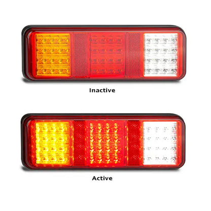 LED Autolamps 283 Series Stop/Tail/Indicator & Reverse Lamp - 283ARWM