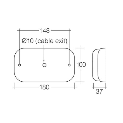 Narva 94140BL Stop/Tail/Indicator Lamp -  Each
