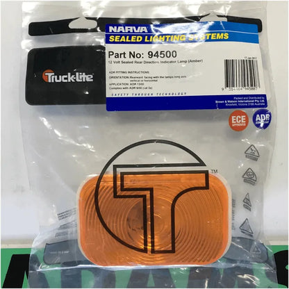 Genuine Narva 12 Volt Sealed Rear Indicator Lamp - 94500 - Each