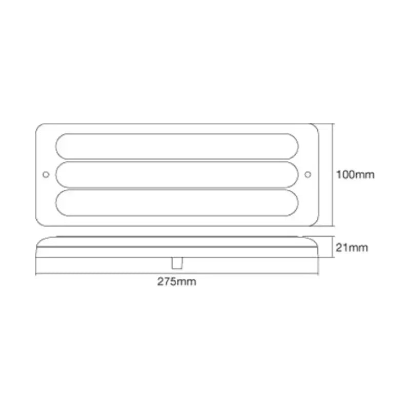 Roadvision BR275 Series Stop/Tail/ Indicator & Reverse Lamp - BR275ARW