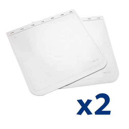CVG 605 x 610 Mudflap Universal Plain White - 24X24