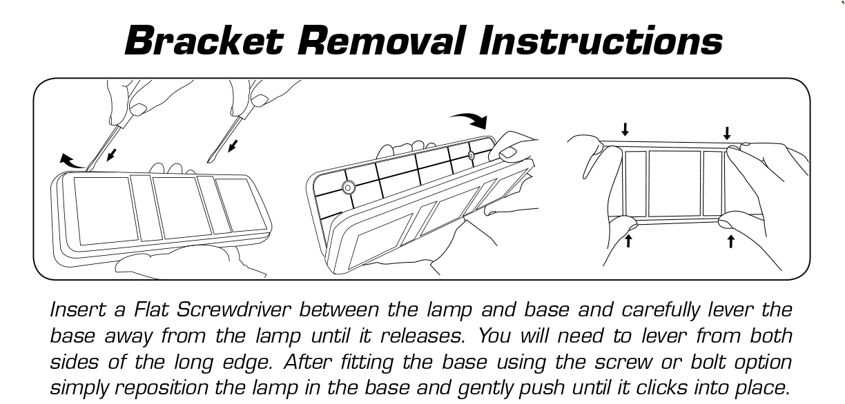 283ARWM bracket removal guide