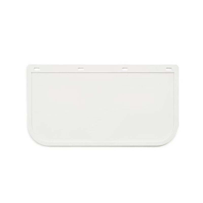 Fleetline Mudflap White Plain 460mm x 460mm - Each