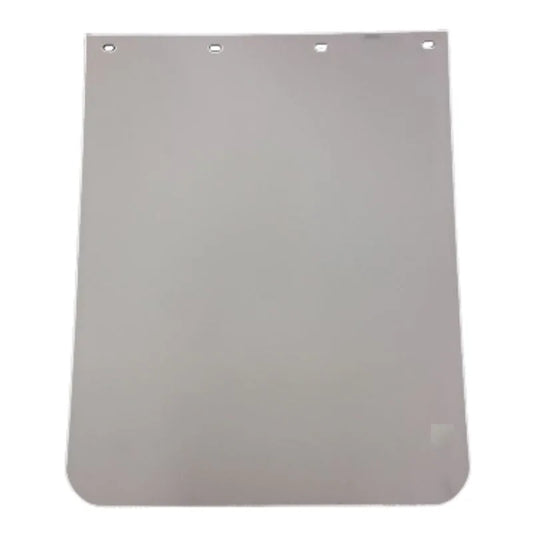 Fleetline Mudflap White Plain 605 x 760